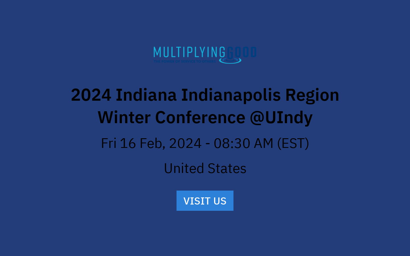 2024 Indiana Indianapolis Region Winter Conference UIndy