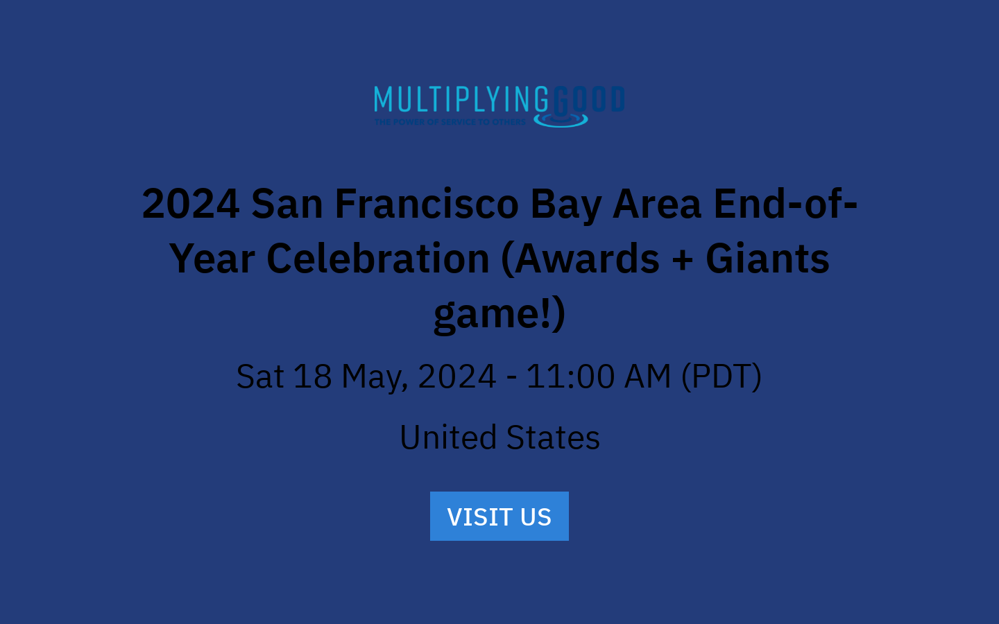 2025 San Francisco Bay Area EndofYear Celebration (Awards + Giants game!)