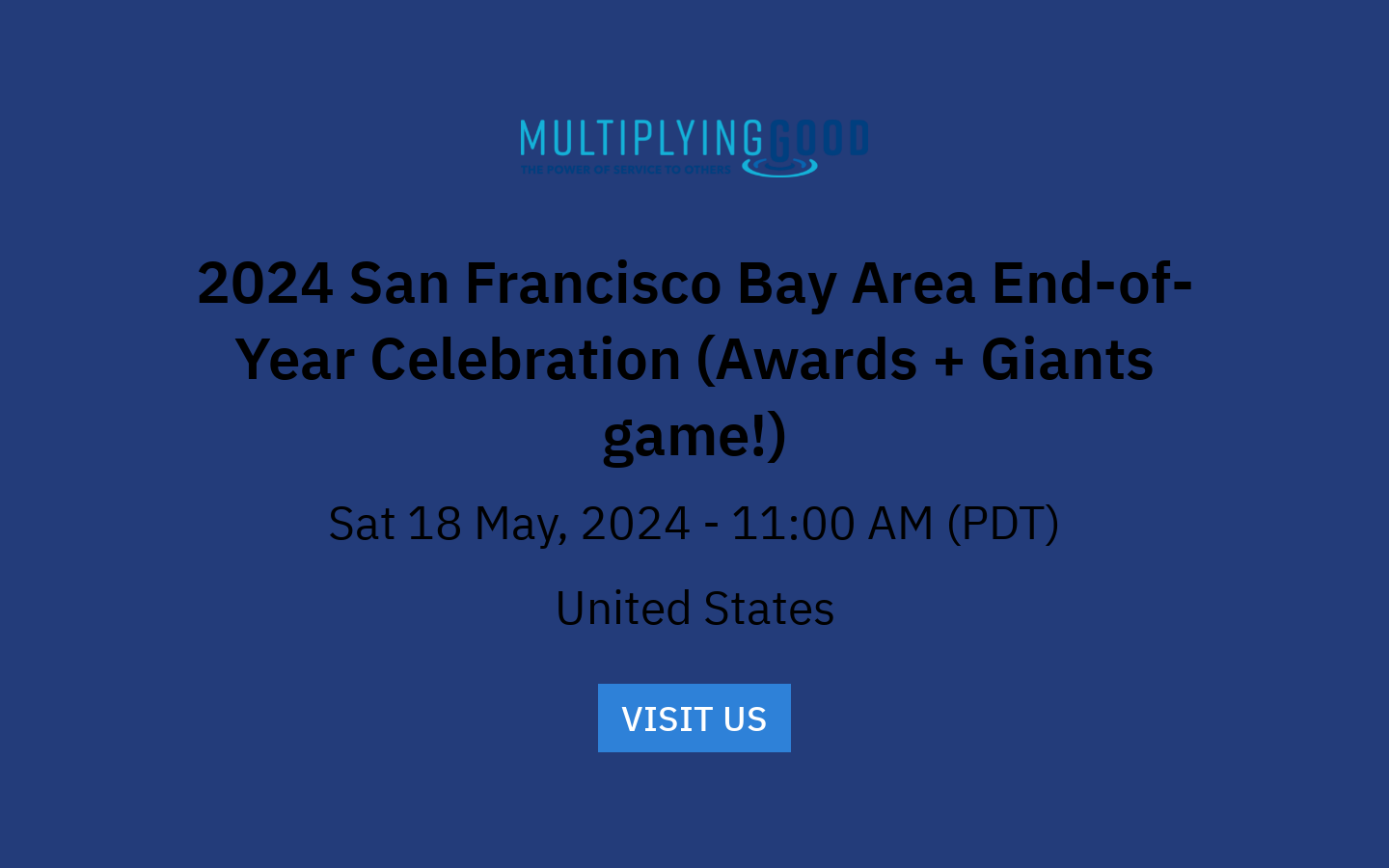 2024 San Francisco Bay Area EndofYear Celebration (Awards + Giants game!)