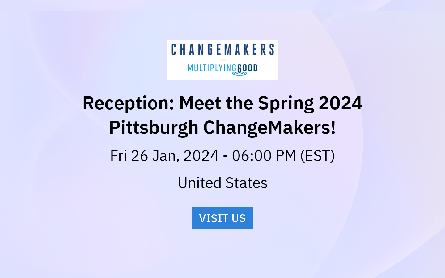 Reception Meet the Spring 2024 Pittsburgh ChangeMakers!